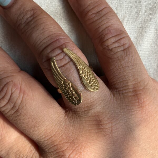 Boho wing Ring