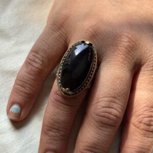 Boho Black onyx Ring
