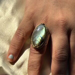 Boho Labradorite Ring