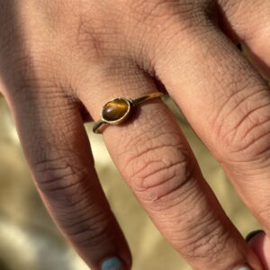 Boho Tiger Eye Ring