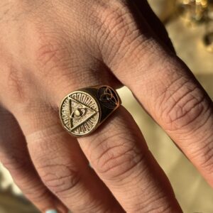 Boho Eye Of Providence Ring