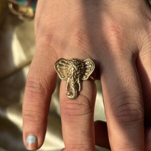 Boho Elephant Ring