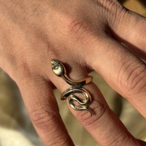 Boho snake ring