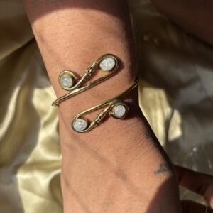Boho - Moonstone minimalist adjustable bracelet