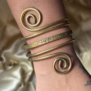 Boho - spiral adjustable bracelet