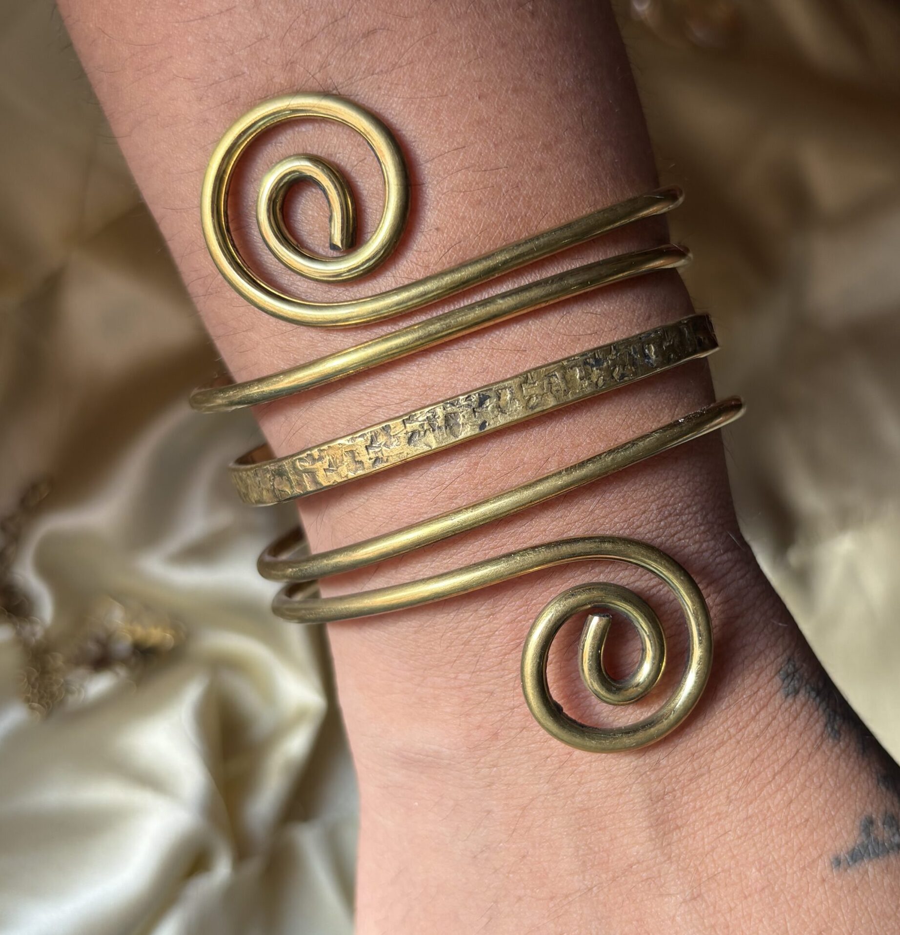 Boho - spiral adjustable bracelet