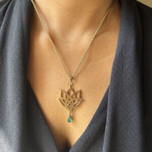 Boho Lotus Pendant