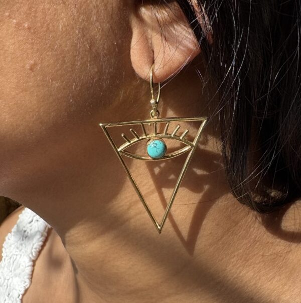 Boho Evil Eye Earring - Image 2