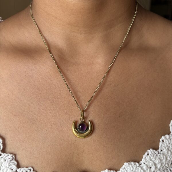 Boho Cerescent Moon Pendant - Image 2