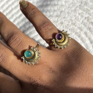 Boho Cerescent Moon Ring
