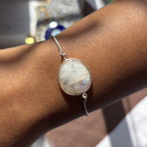 Energized Moonstone Bracelet 92.5 Silver