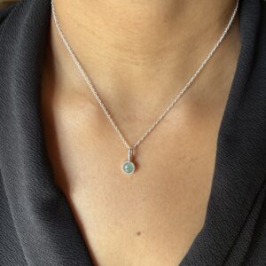 Energized Aquamarine Pendant 92.5 Silver