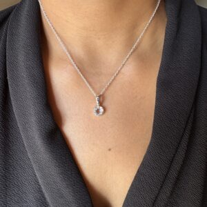 Energized Clear Quartz Pendant 92.5 Silver