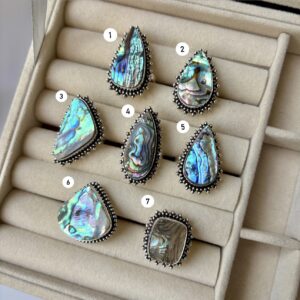 Ablone Shell Rings
