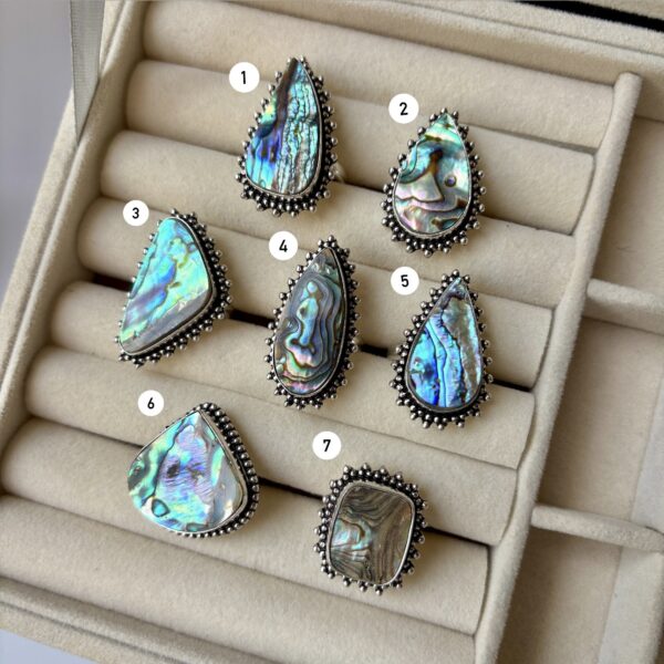 Ablone Shell Rings