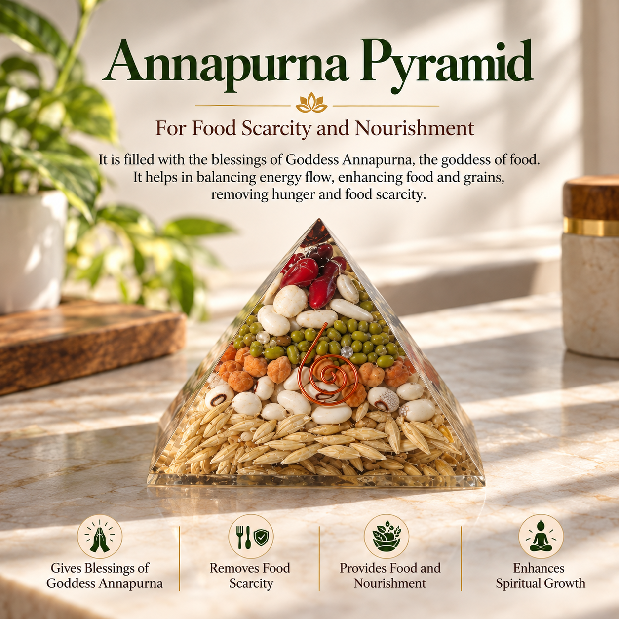 Annapurna Pyramid — For Food Scarcity & Nourishment