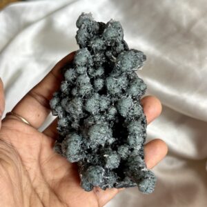 Energised Natural Scolectie With calcite With Chalcedony Raw (130 Grams)  |100% Authentic & Natural