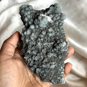 Energised Natural Scolectie With calcite With Chalcedony Raw (459 Grams)  |100% Authentic & Natural
