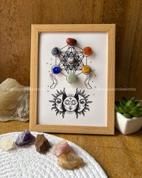 Seven Chakra Boho Decor Wall/ Table Frame