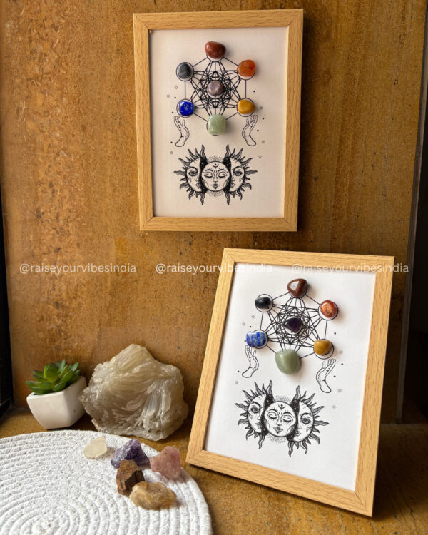 Seven Chakra Boho Decor Wall/ Table Frame - Image 2