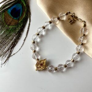 Reiki Energized Vel Clear Quartz Faceted Bracelet with Certificate |💎100% Authentic & Natural