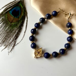 Reiki Energized Vel lapis lazuli Bracelet with Certificate  |💎100% Authentic & Natural