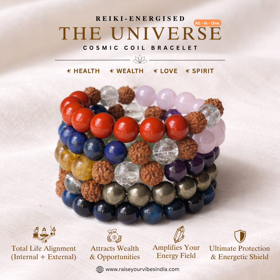 The Universe Cosmic Coil Bracelet - Reiki Energsied