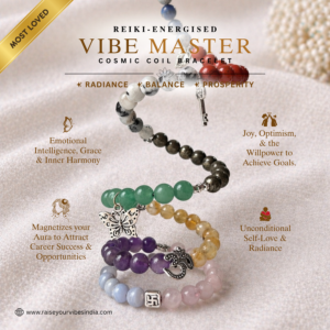Vibe Master Cosmic Coil Bracelet - Reiki Energsied
