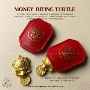 Reiki Infused Wealth- Attracting Money-Biting Turtle