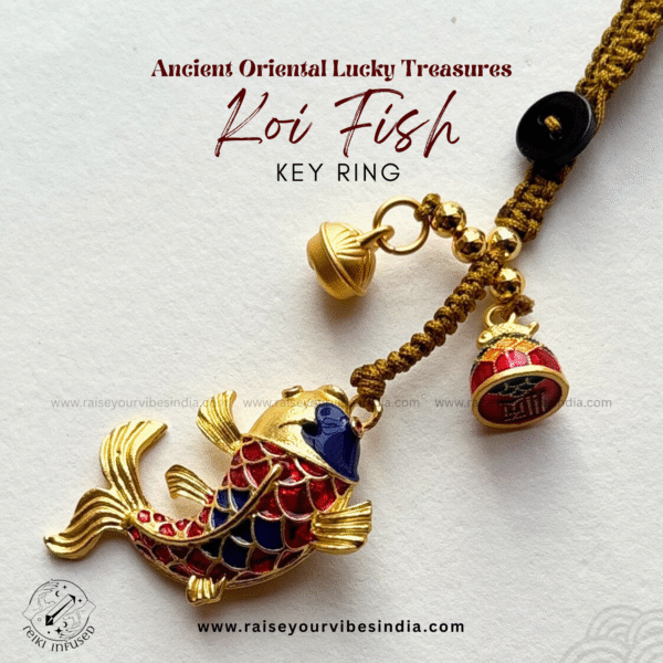 Reiki Infused Koi Fish Key ring