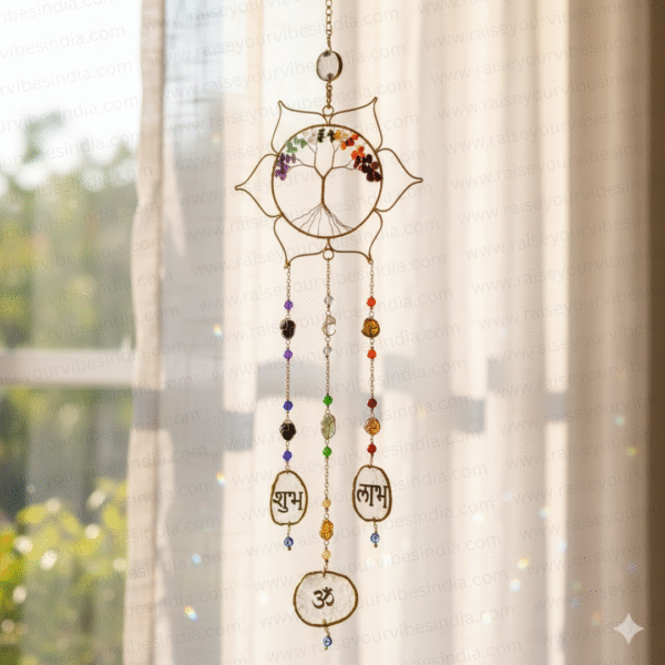 Chakra Tree Of life with Auspicious symbols Hanging - Image 3
