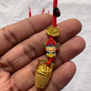 Wealth Bucket Keychain / bag hanging