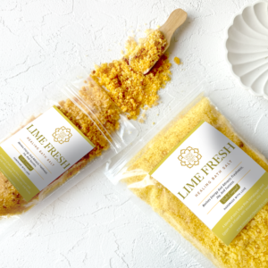 LIME FRESH HEALING BATH SALT - REIKI ENERGISED