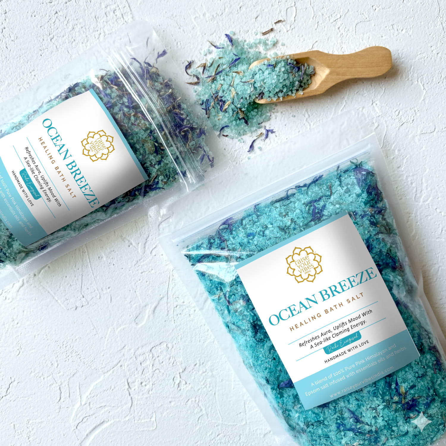OCEAN BREEZE HEALING BATH SALT - REIKI ENERGISED