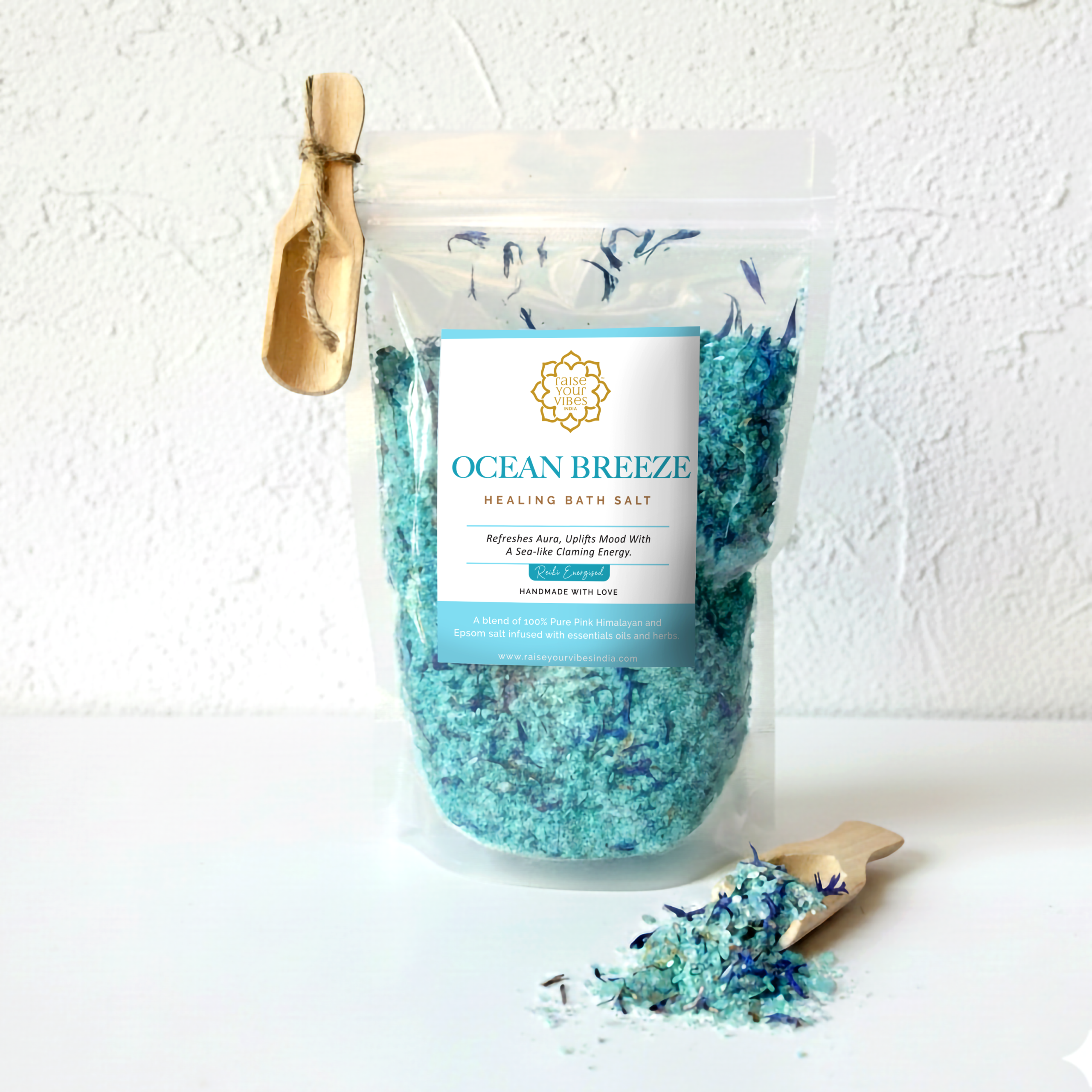 OCEAN BREEZE HEALING BATH SALT - REIKI ENERGISED - Image 2