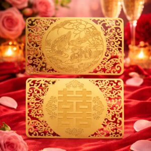 Double Happiness Love & Marriage Card