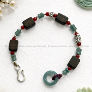 Jade × Agarwood (Oud) Bracelet