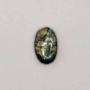 Irani Turquoise/ Firoza - Lab Certified - 16.42 ct - 2cm