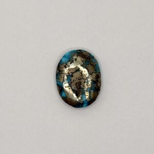 Irani Turquoise/ Firoza - Lab Certified - 14.34ct - 1.9cm