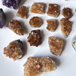 Energised Citrine Cluster