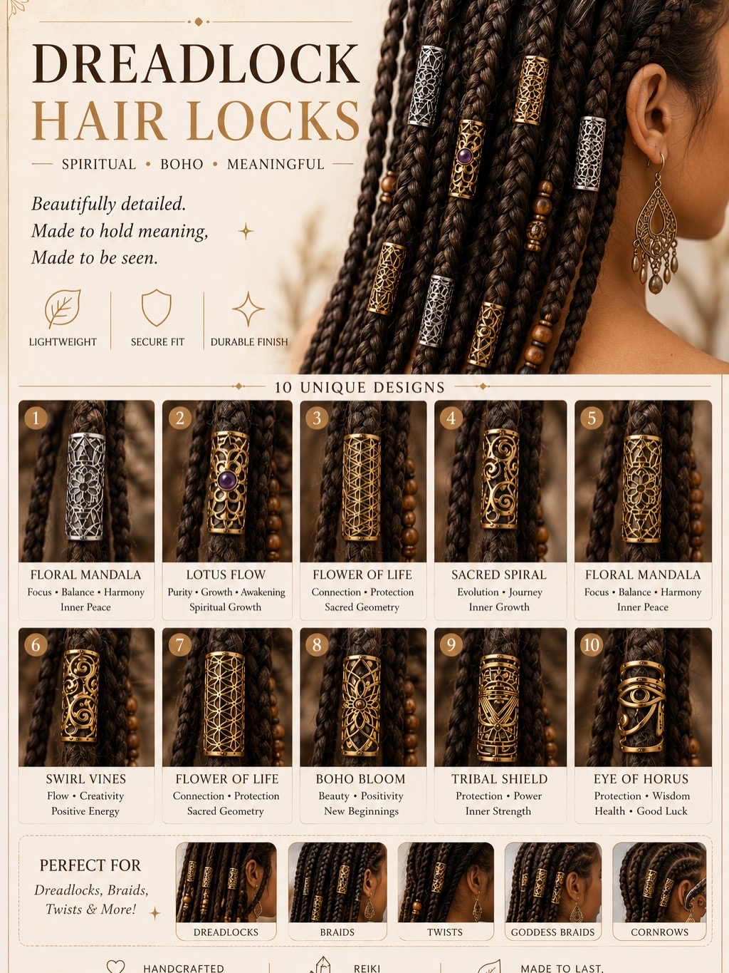 Dreadlock Hair Locks – Wear Your Energy, Embrace Your Journey
