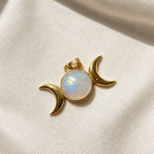 Triple Moon- Rainbow Moonstone