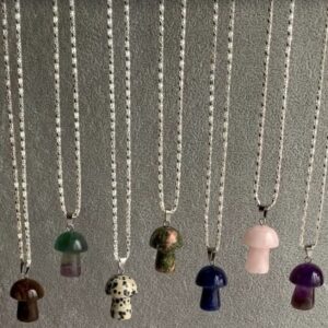 Natural Mushroom Pendant