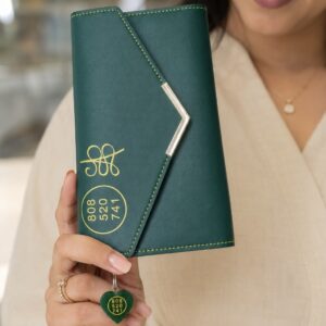 Ladies Wallet for Wealth & Prosperity - With Zibu Keychain