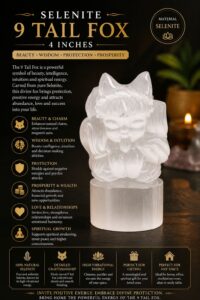 Selenite 9 Tail Fox