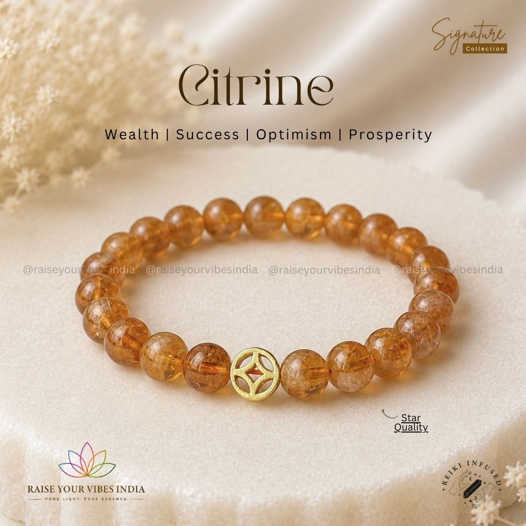 Citrine Star-Gem Quality 8mm - 10mm (Product Video ⬇️)
