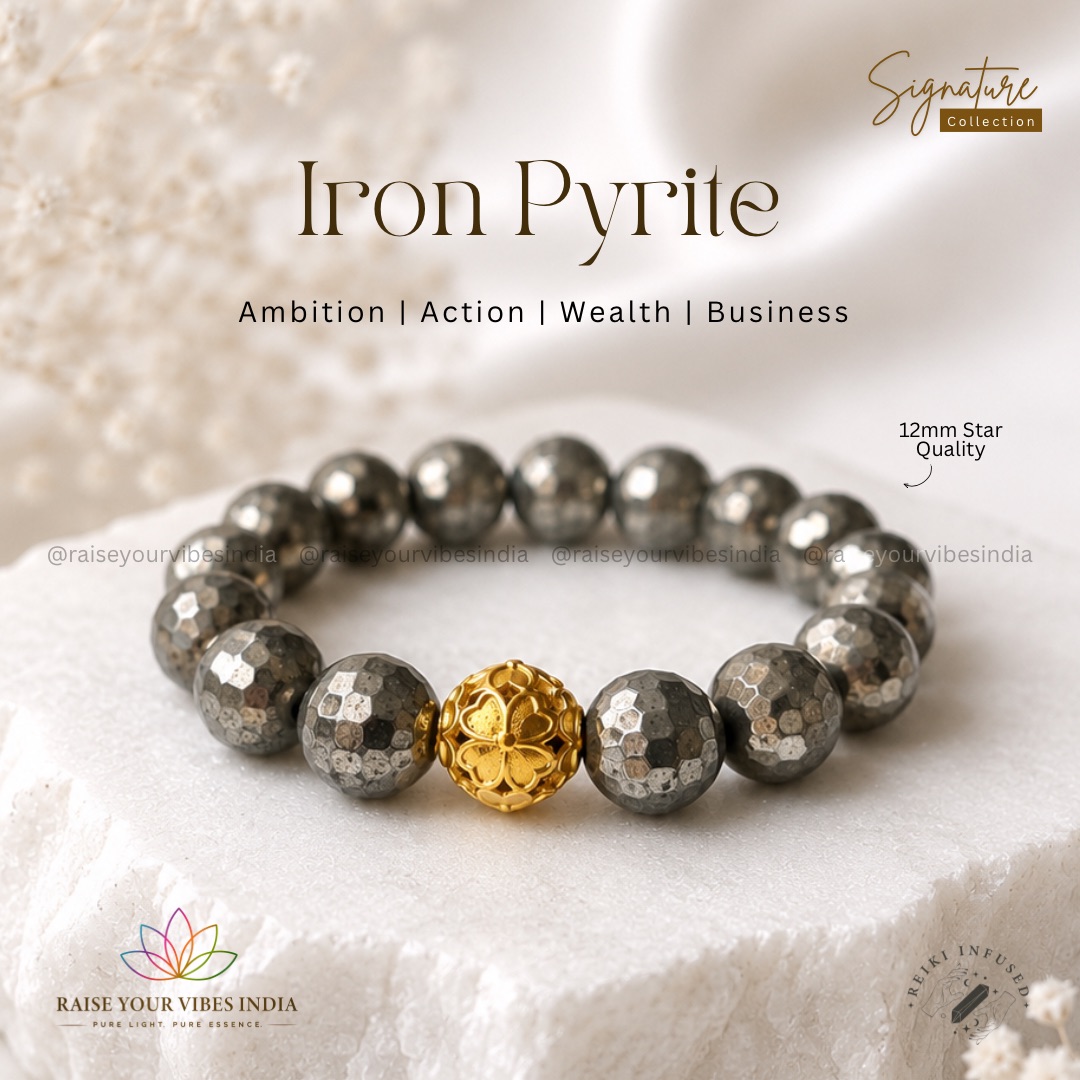 Iron Pyrite Star Quality - 12mm (Product Video ⬇️)