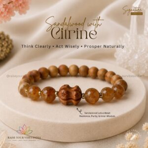 Sandalwood - Citrine 8mm