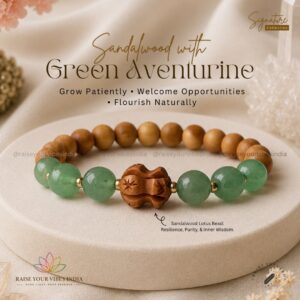 Sandalwood - Green Aventurine 8mm