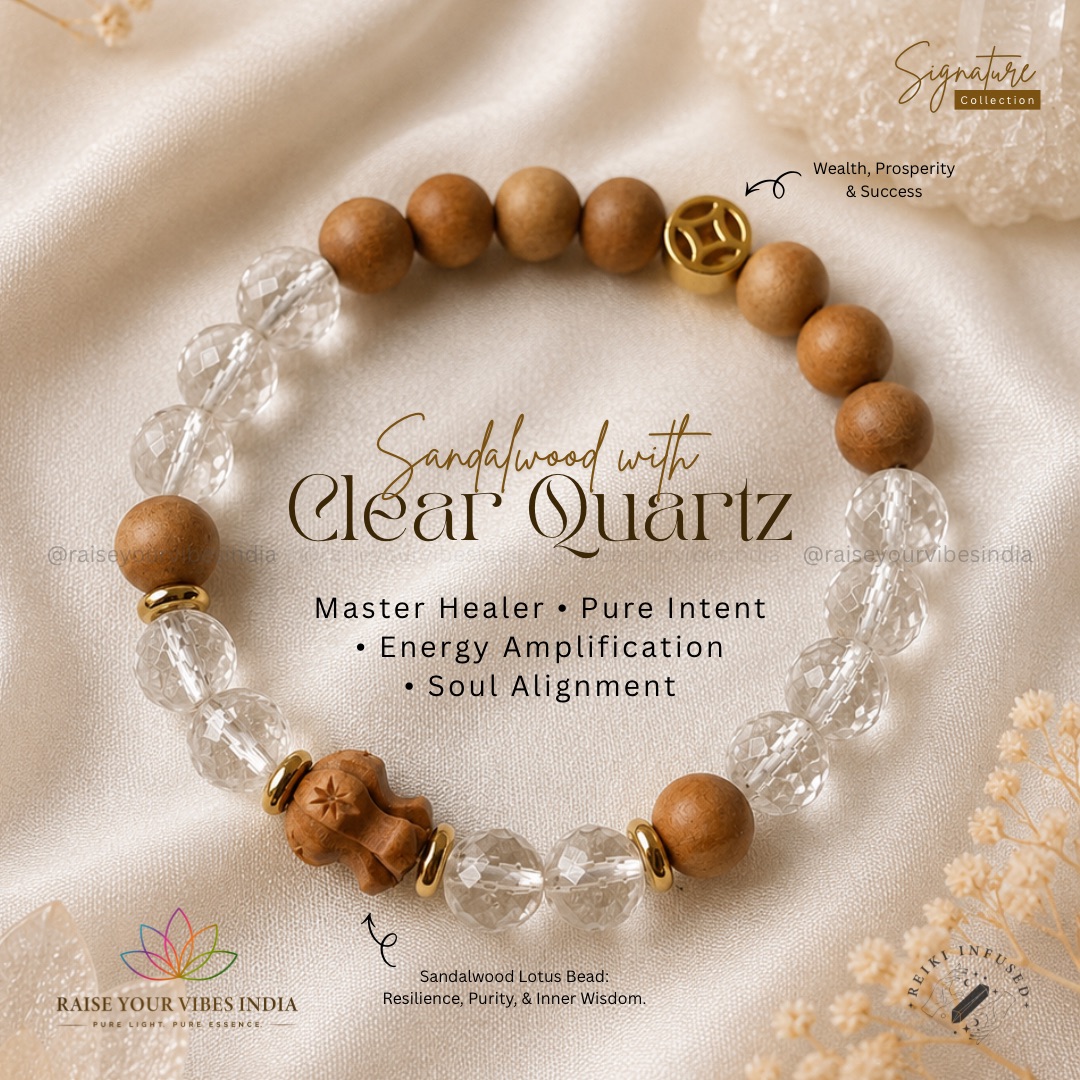 Sandalwood with Crystal 8mm